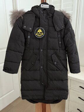 NWT - Moose Knuckles Unisex Kids Parka - Ground W/ Frost❄️